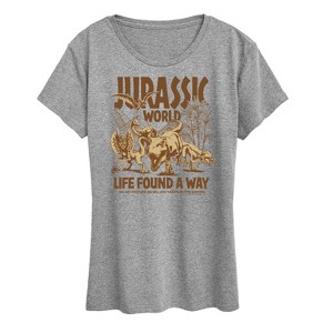 Women's - Jurassic Park - Jurassic World 65 Million Years In The Making Short Sleeve Graphic T-Shirt - 1 of 4