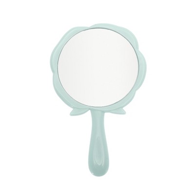 Unique Bargains Rose Flower Handheld Mirror 1 Pc