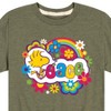 Boys' - Peanuts - Peace Floral & Colorful Woodstock Short Sleeve Graphic T-Shirt - 2 of 4