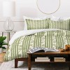 Deny Designs Little Arrow Design Co Bamboo Stripes Duvet Cover Bedding Set Green - 3 of 4