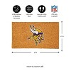 EvergreenNFLMinnesota Vikings Logo Natural Coir 28 x 16 Inches Indoor Outdoor Doormat - 3 of 4