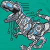 Funstuff Construction Dinosaur Video Game Space Astronaut Monster Truck Rockets T-Shirt Mesh Shorts Outfit Set Toddler - 4 of 4