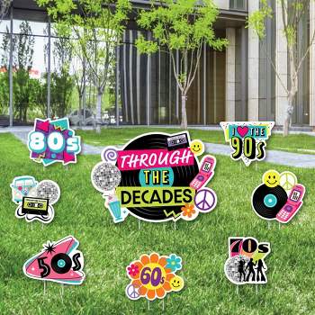 Big Dot Of Happiness Through The Decades - 50s, 60s, 70s, 80s, And 90s  Party Circle Sticker Labels - 24 Count : Target