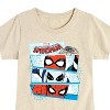 Girls' - Marvel - Friendly Neighborhood Spider-Man Masks Fitted Short Sleeve Graphic T-Shirt - 2 of 4