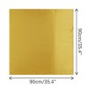 INSPIRE CHIC Women's Solid Color Satin Large Square Scarf Neckerchief Bandanas 35"x35" - 3 of 4