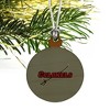 Nicholls State University Secondary Mini Small Tiny Wood Christmas Tree Holiday Ornament - 3 of 4