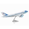 Boeing 747 Transport Aircraft "Air Force One Presidential Plane" US Air Force Moderate Difficulty Steel Model Kit by Metal Earth - 4 of 4