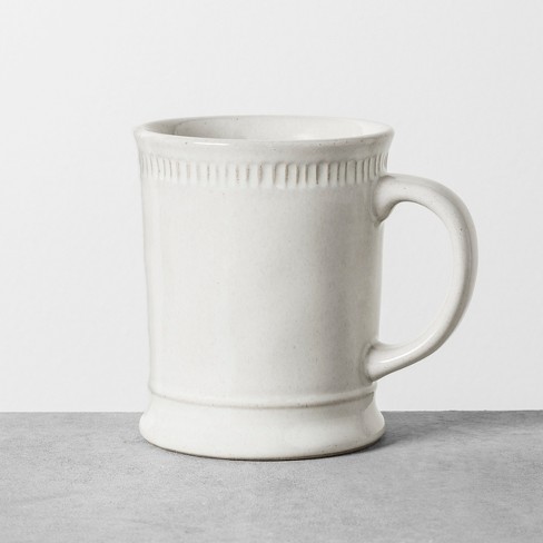 16oz Mug Debossed White - Hearth & Hand™ with Magnolia