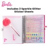 Inkology, LLC Barbie 200-Page Spiral Notebook With Lock, Gel Pen, and Stickers | 6 x 8 Inches - 4 of 4