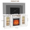 Vlrska 59'' Electric Fireplace TV Stand with Remote Control and LED Lighting - 2 of 4