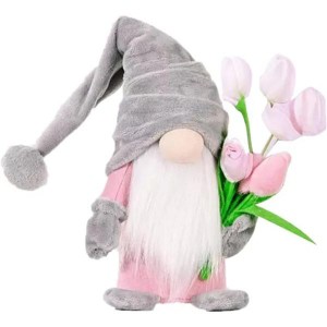 Christmas Gnomes Plush Decoration,Gnome Plush Christmas Decoration Handmade Swedish Dwarf Scandinavian Tomte Elf Gnomes for Home Office Table Decor - 1 of 4