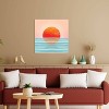 Minimalist Sunset by Modern Tropical Unframed Wall Canvas - iCanvas - 2 of 4