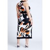 ELOQUII Women's Plus Size Halter Neck Printed Maxi Dress - 3 of 3