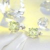 Birthstone Earrings for Women Solitaire Round Cubic Zirconia Sterling Silver Ginger Lyne Collection - 3 of 4