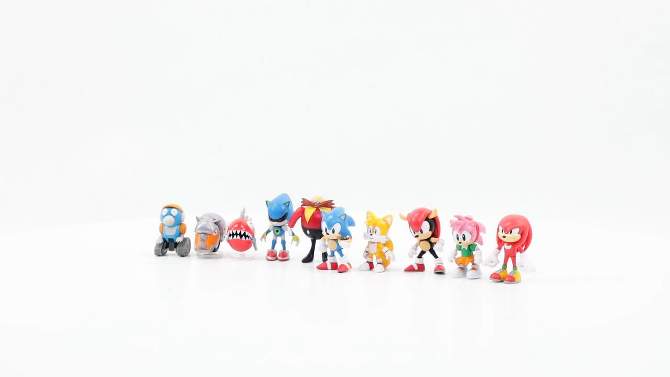 Sonic the Hedgehog Friends &#38; Foes 2.5&#34; Action Figure Set - 10pk (Target Exclusive), 2 of 9, play video