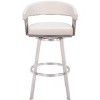 Zuo Bantry Swivel Barstool White - 3 of 4