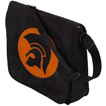 Rocksax - Rocksax - Trojan - Flap Top Messenger Record Bag: Helmet Logo