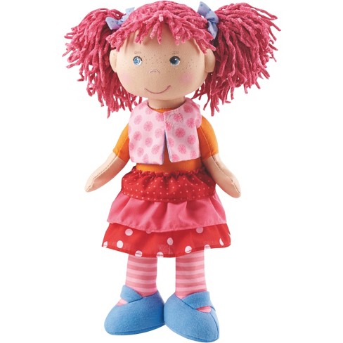 Pink best sale hair doll