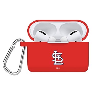 MLB Saint Louis Cardinals Apple AirPods Pro Compatible Silicone Battery Case Cover - Red - 1 of 2
