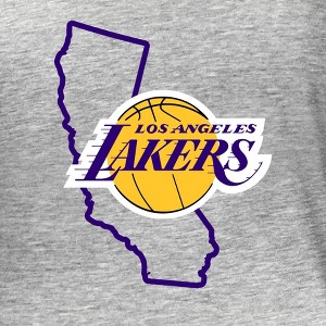 NBA Los Angeles Lakers Women's Short Sleeve Burnout Scoop T-Shirt - 1 of 4