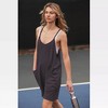 Women's U Neck Overall - Sleeveless Jumpsuits with Spaghetti Straps, Loose Fit Athletic Romper Overalls with Pockets - 4 of 4