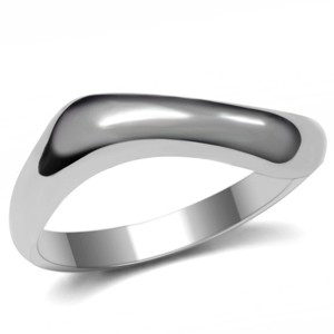 Slickblue Minimalist Women's Band Ring – Stainless Steel, Polished Finish, No Plating, Comfortable Fit, Sizes 5-10 - 1 of 4
