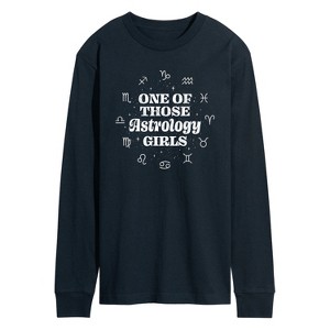 Men's - Instant Message - One Of Those Astrology Girls Long Sleeve Graphic T-Shirt - 1 of 4
