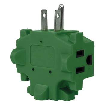 Axis™ 3-Outlet Heavy-Duty Grounded Adapter.