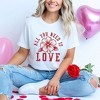 Simply Sage Market Women's All You Need Is Love Flower Short Sleeve Graphic Tee - 2 of 4