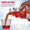 Clear Medicine Cups 1 oz –  Disposable Plastic Graduated Measuring Cups for Medication, Crafts, Mouthwash, and More - 3 of 4