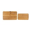 Set of 2 Lantern Trays Natural Wood, Metal & Jute by Foreside Home & Garden - 4 of 4