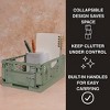 Altitude Supplies Collapsible Storage Crate, 5.5"x3.25"x8.5", Dark Sage - 2 of 4