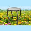 3-Piece Patio Furniture Set with Rocking Chairs and Coffee Table – Outdoor Rattan Bistro Set for Garden, Poolside, or Balcony - 4 of 4