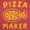 Mens Pizza Maker T Shirt Funny Italian Food Dad Baby Announcement Tee - Crazy Dog Men's T Shirt - 2 of 4