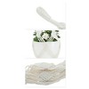 Unique Bargains Macrame Plant Hanger Woven Cotton Indoor Outdoor Decorative - 4 of 4