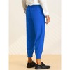 Lars Amadeus Men's Pleated Front Tapered Cropped Pants with Pockets - 3 of 4