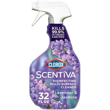 Clorox Lavender & Jasmine Scentiva Multi-Surface Cleaner Spray Bottle Bleach Free - 32 fl oz