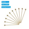 Unique Bargains Brass DIY Craft Jewelry Making Round Ball Head Pins 200 Pcs - 4 of 4