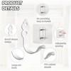 OUTSUPPLY Decorative Hooks, Hanging hooks for clothes, hats, small items in the bathroom, hotel kitchen, with no need for drilling - 3 of 4