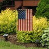 American Flag Burlap Garden Flag 18" x 12.5" Briarwood Lane - 4 of 4