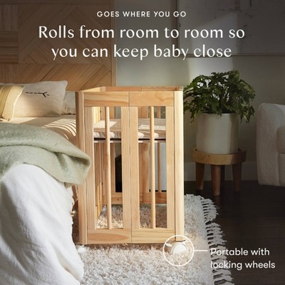 Natural Pine 8-in-1 Convertible Crib with Conversion Kits