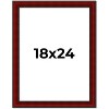 PosterPalooza | Weathered Red Picture Frame - UV Acrylic, Foam Board Backing, Hanging Hardware - 2 of 4