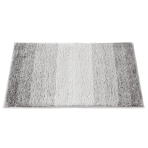 Collections Etc Ombre Stripe Plush Skid-resistant Tufted Bath Mat 20