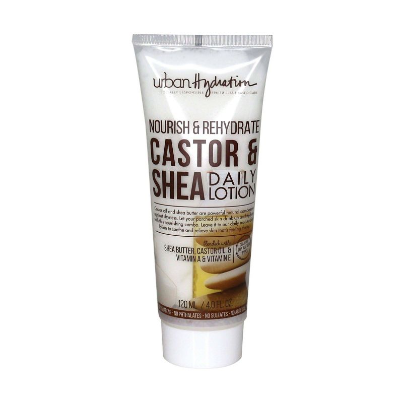 Urban Hydration Nourish and Hydrate Castor and Shea Daily Face Lotion - 4 fl oz, 1 of 6
