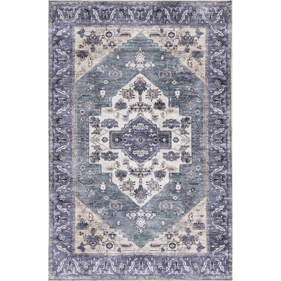 Nourison Washable Brilliance Medallion Indoor Rug