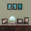 Picture Frame with Stand & Hanging Hooks Black 4"x6" 6pk - Lavish Home: Modern Style, Wall Mountable, Glass Glazing - 4 of 4