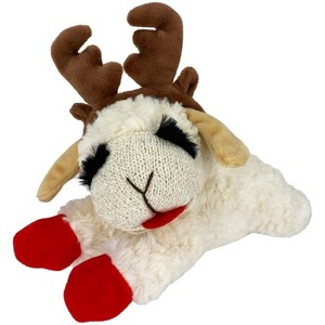 Multipet Lamb Chop Dog Toy with Antlers, Medium Size - 1 of 1