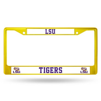 NCAA LSU Tigers Colored Chrome Frame