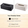 Evideco French Home Goods Minimalist Tissue Box Cover - 4 of 4