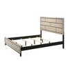 Queen Size Wooden Platform Bed with Headboard for Bedroom - 3 of 4